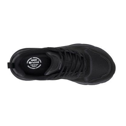Tênis de Corrida Masculino FitVille Mais Novo 4E de Largura com Suporte de Arco para Pés Chatose Alívio da Dor no Calcanhar Fascite Plantar