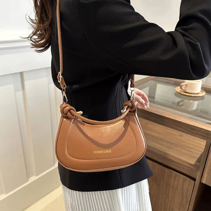 French Luxury Fashion Women's Bag Handbags Ladies Solid Color High-end Texture Versatile Shoulder Bag for Woman