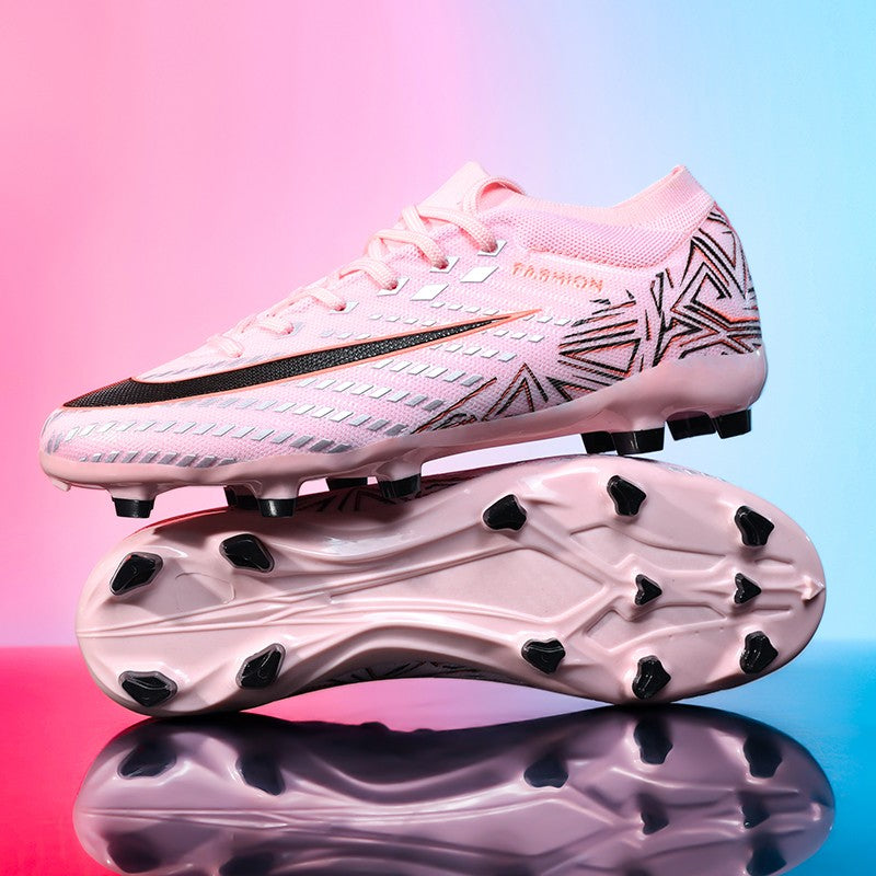 New Men Football Boots Futsal High-quality Mid-top Soccer Shoes Match Non-Slip Cleats Sneakers Indoor Hot-selling FG/TF