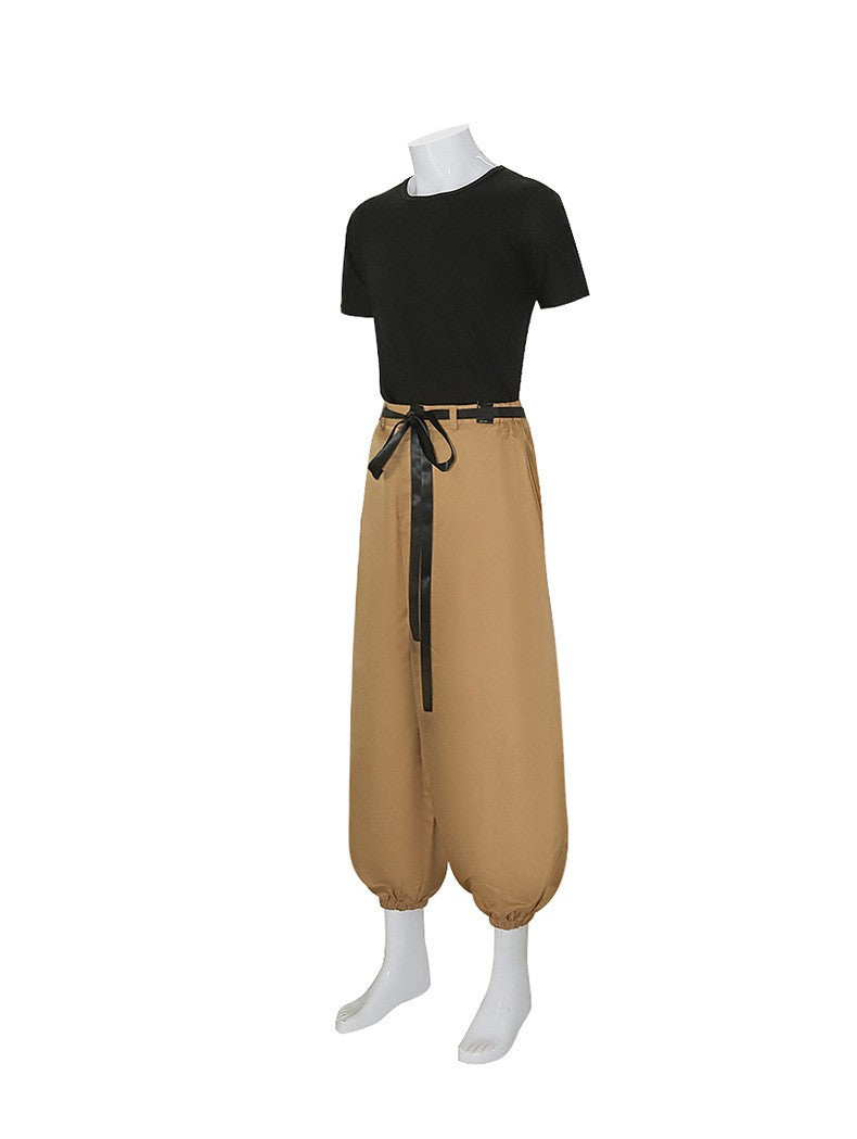 Jujutsu JJK Manga Anime Fushiguro Toji Satoru Gojo Cosplay Costume Wig T-shirt Pants Rose Net Halloween Christmas stage costume