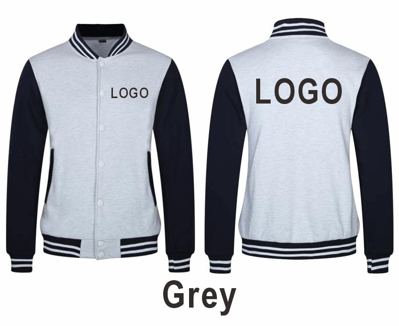 High Quality Baseball Uniforms Warm Jacket All-match Plus Velvet Jacket Custom Printing Embroidery LOGO Costume Varsity Jacket