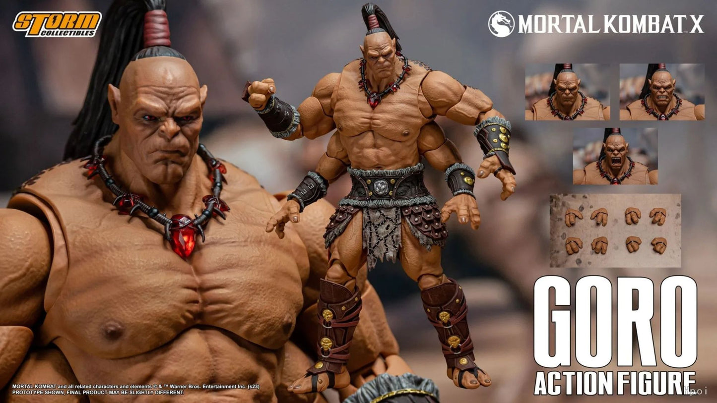 ?MT?Original Storm Collectibles Mortal Kombat GORO Action Figure Model Toys