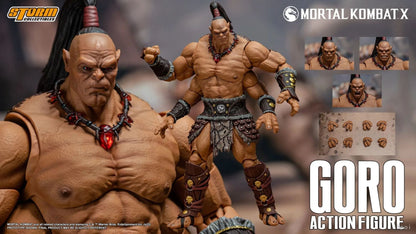 ?MT?Original Storm Collectibles Mortal Kombat GORO Action Figure Model Toys