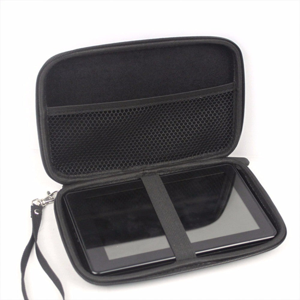 7 Inch Black PU Hard Shell Carry Bag Zipper Pouch Case For Garmin Nuvi TomTom Sat Nav GPS Holder Bag