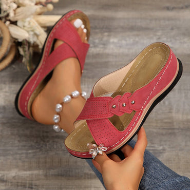 Shoes Sandals Women Summer Open Toe Sandals Woman Casual Women's Sandals Plus Size Ladies Shoes Slip On Female Footwear Slipper