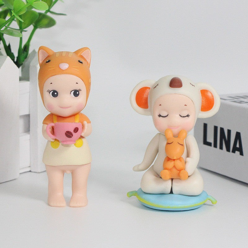 Novos bonecos Sonny Angel de 2025 da série "Enjoy The Moment", em caixas surpresa, mini figuras de anime, enfeites, bonecos de desenho animado, presente de Dia dos Namorados para desktop