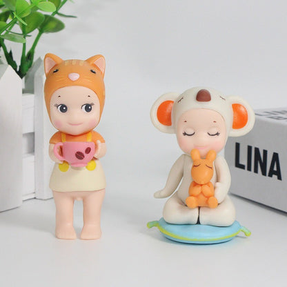 Novos bonecos Sonny Angel de 2025 da série "Enjoy The Moment", em caixas surpresa, mini figuras de anime, enfeites, bonecos de desenho animado, presente de Dia dos Namorados para desktop