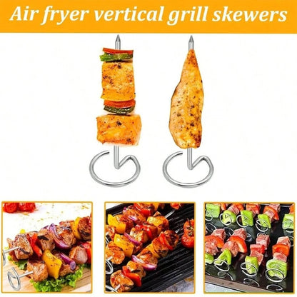 10/20/30pcs Kabob Skewers Stainless Steel Sticks For Grilling Reusable Kebab Tool Barbecue Stainless Steel BBQ Stick Chicken