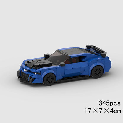 MOC Speed Sports Super Carro de Corrida Blocos de Montar DIY Tijolos Cidade Rally Técnico Grande Veículo de Corrida Presente de Natal Brinquedo