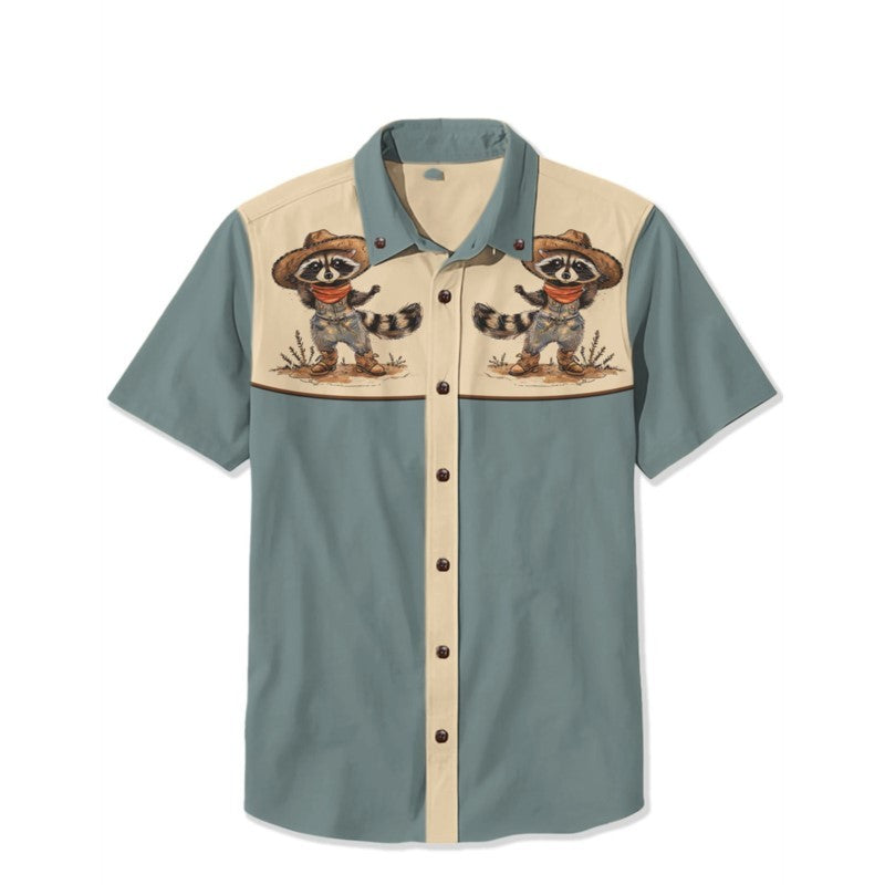 Men's Shirt Summer Casual Fashion Men Short Sleeved Shirt Loose Hawaiian Shirt Mens Casual Top Ropa Hombre Camisas Para Hombre