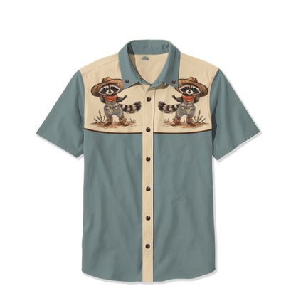 Men's Shirt Summer Casual Fashion Men Short Sleeved Shirt Loose Hawaiian Shirt Mens Casual Top Ropa Hombre Camisas Para Hombre