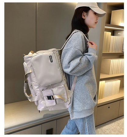 Women Travel Duffle Bag Travel Backpack Mulit-functional Outdoor Sports Gym Fitness Weekender Handbag Overnight Carry on Men Bag