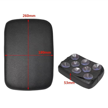 Almofada de ventosa traseira para passageiro de motocicleta com 8 ventosas, almofada de assento retangular para passageiro, para Harley 883 1200 Choppers Bobber