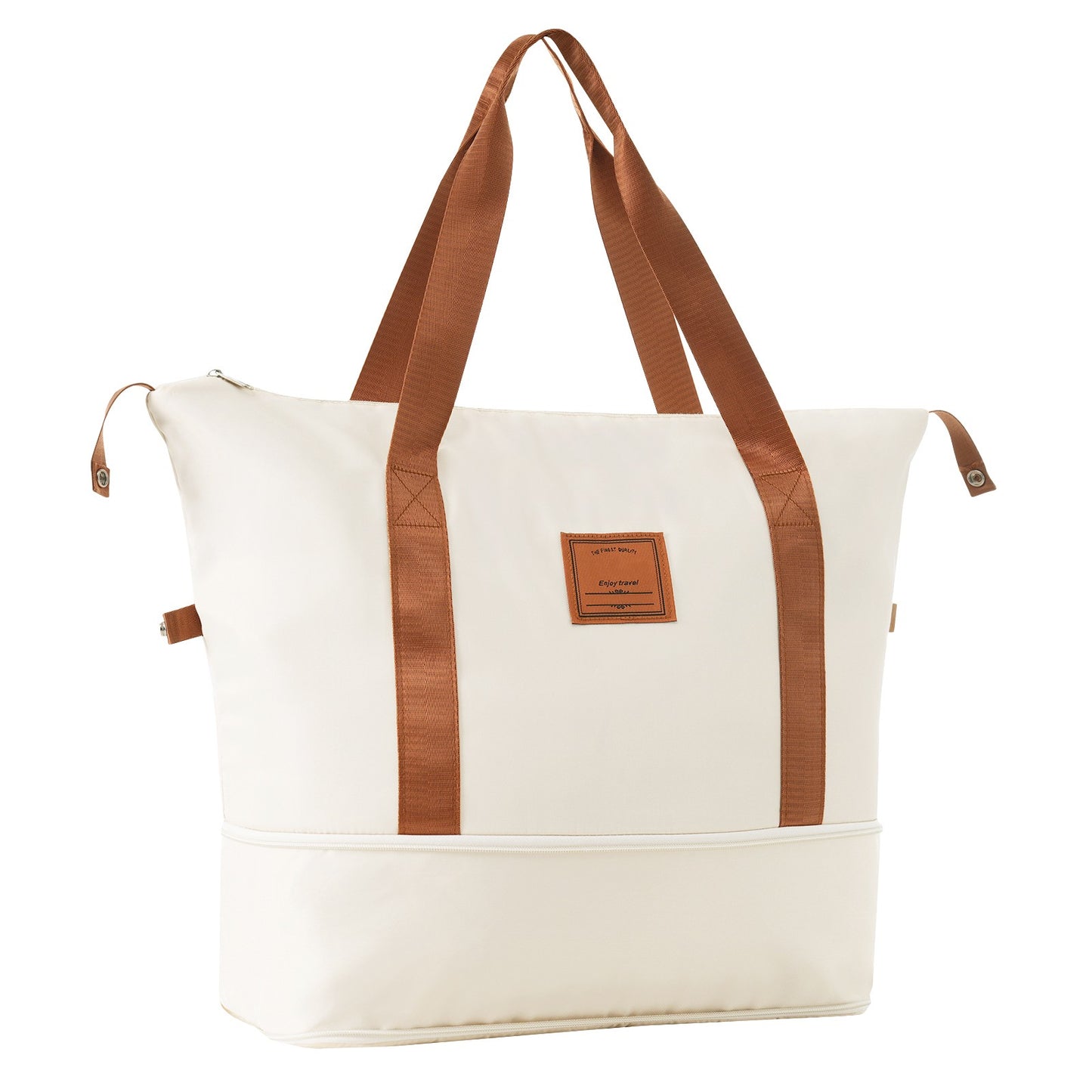Mala de Viagem de 20 Polegadas com Rodas, Design Moderno, com 1 Bolsa de Viagem e 1 Necessaire para Viagens Curtas e Longas