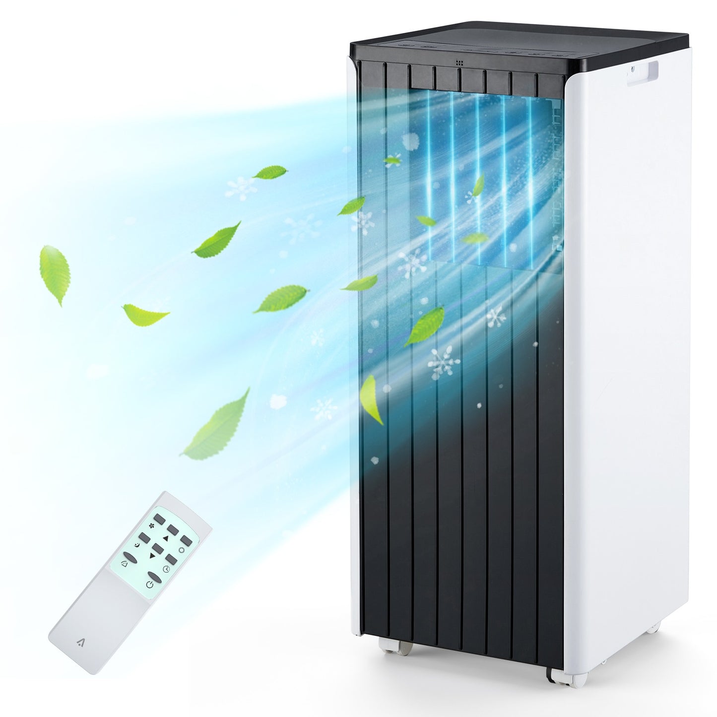Ar Condicionado Portátil 8000 BTU - Refrigera até 32,5 m² Aparelho 3-em-1 com Desumidificador e Ventilador, Kit de Mangueira para Janela Incluído