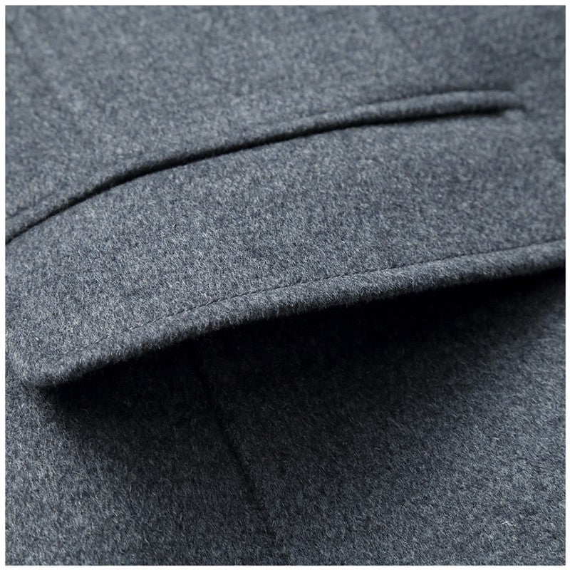 Coats for Men,Wool content 54%,A Long Jacket Below The Knee,Men's Overcoat,Men's Coat Windbreaker,Men Coats, Long Overcoat Men