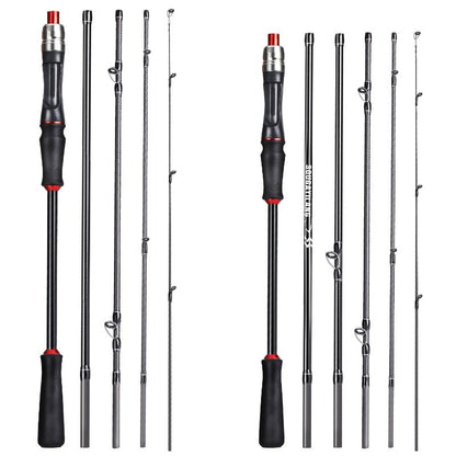 Sougayilang Lure Fishing Rod 1.8m 2.1m Carbon Fiber Spinning Casting Fishing Rod Bait Weight 10-30g for Carp Pike Bass Fishing