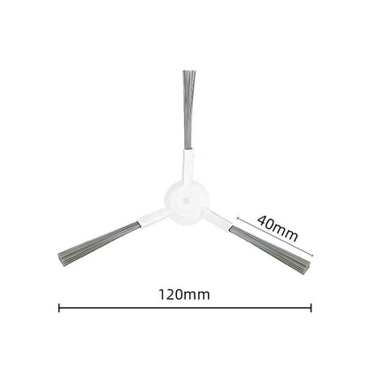 Escova Principal Lateral Filtros Pano Plástico Conforme Mostrado Para Dreame L10S Ultra / S10 Pro XIAOMI Mijia Omni 1S B101CN Robô X10+ Aspirador Robô