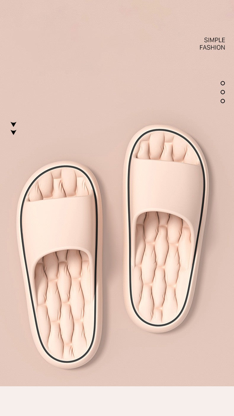 Super Light Soft Slippers Simple Fashion Slides EVA Elastic Shoes Colorful Sneakers In Door Bathroom Flip Flops