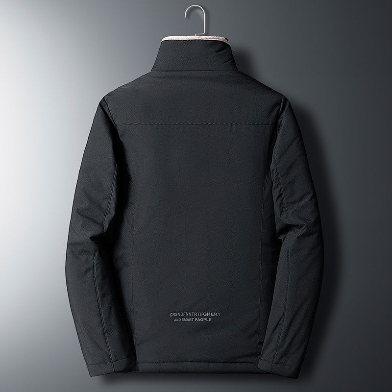 Men 2025 Winter Windproof Warm Thick Fleece Jacket Men Fashion Casual Coat Men Autumn Brand Outwear Outdoor Classic Jacket Men
