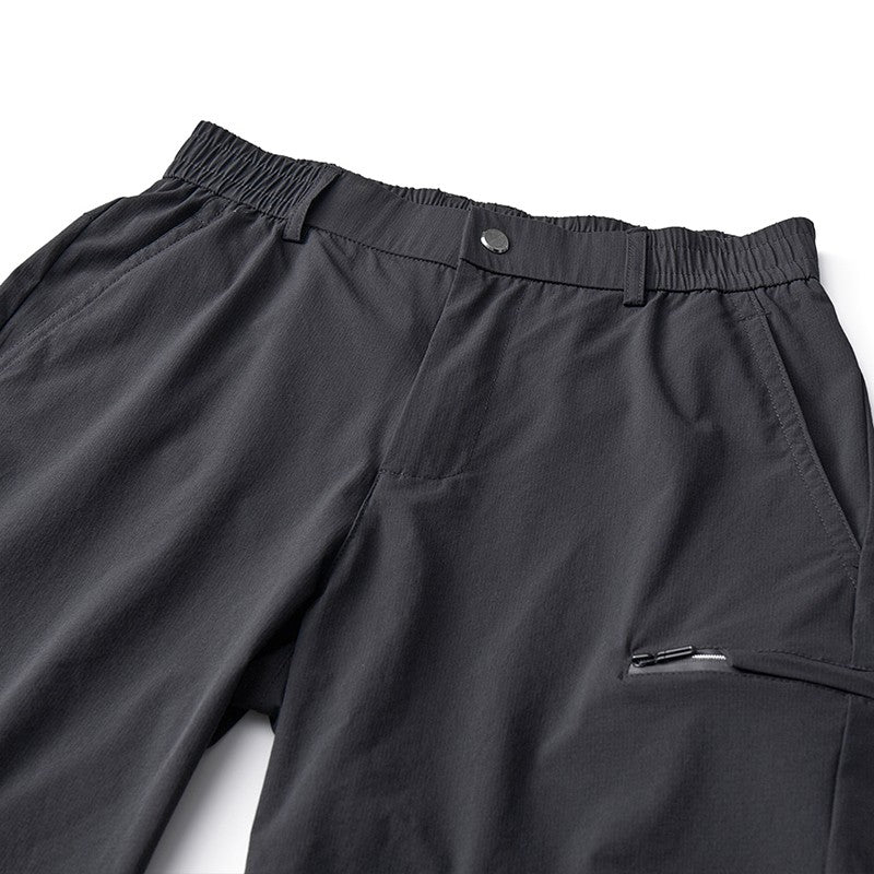 Dress Shorts Men Quick Dry Casual Bermuda Shorts Summer Ice Silk Cooling Business Zipper Fly Formal Shorts Men Work Wear Office