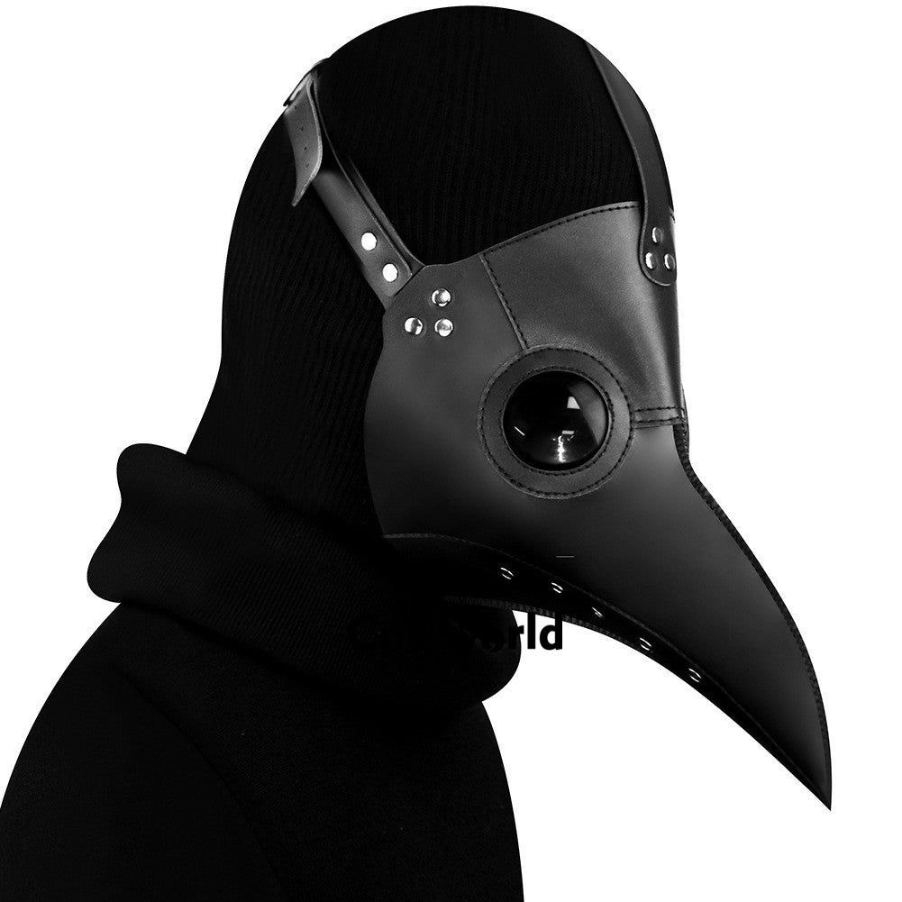 Halloween Plague Doctor Mask Steampunk Gothic Bird Beak Props for Party Carnival Cosplay Costumes Masquerade