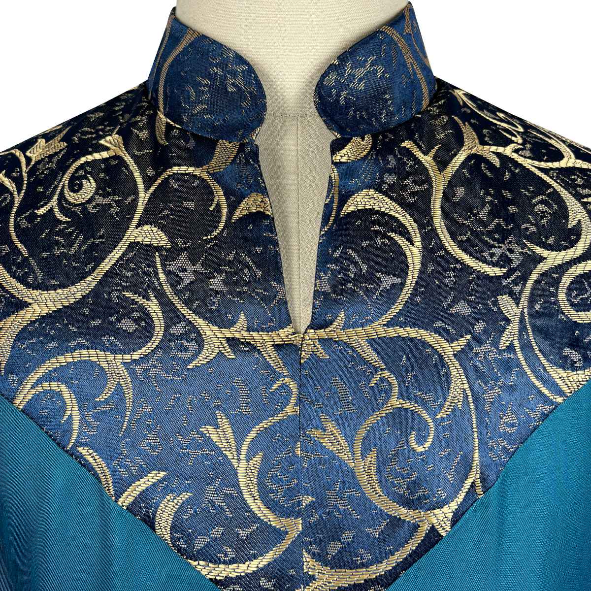 Men's Fantasy Elven Tunic with Belt Medieval Style Robe with Ornate Print Renaissance Faire LARP Events Themed Party Costume