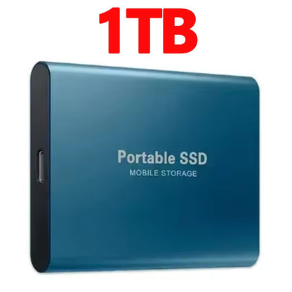 SSD Portátil de Alta Velocidade 16TB Unidade de Estado Sólido Externa 1TB 2TB Disco Rígido Potente 4TB SSD Ultrafino para PC/Laptop/Mac/Telefone