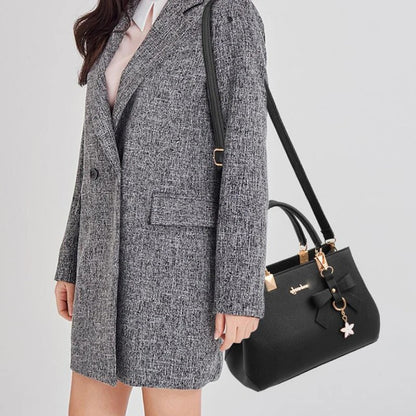 New  Elegant Shoulder Bag for Women Luxury Designer Handbags Female Bags Plum Bowknot Sweet Messenger Crossbody Bag