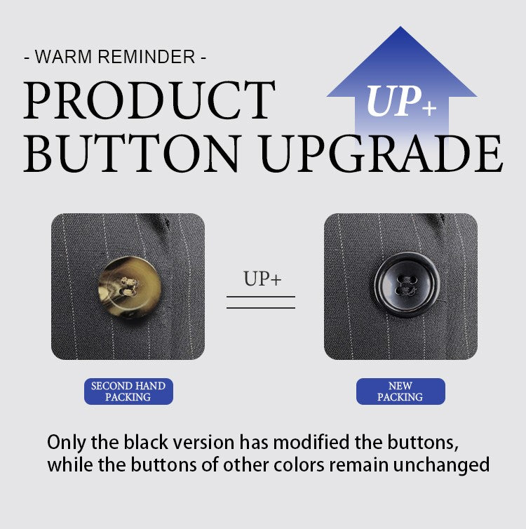 ST Cassy high-quality blue striped suits for men slim fit luxurious and elegant men's business suit 3-piece set full men's suit