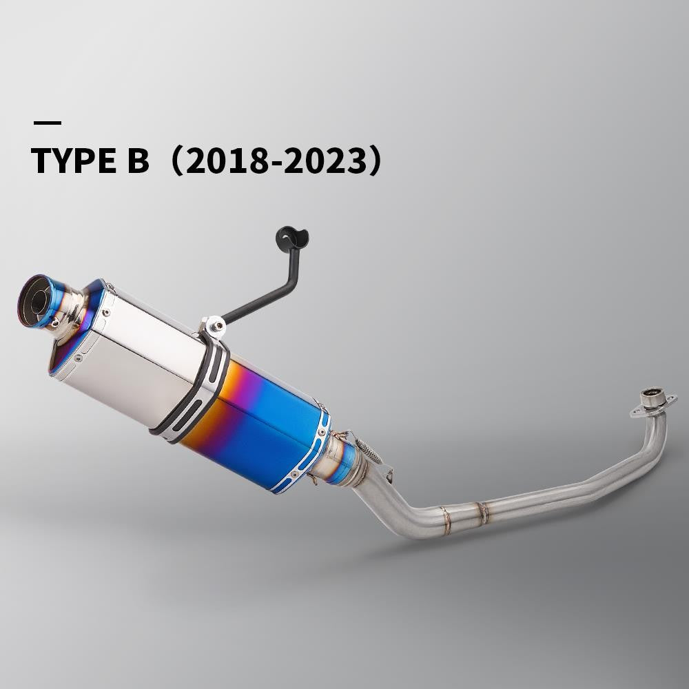 Motorcycle full exhaust system For Cross super CUB110 CC110 CUB125 CUB CC110 2021-2024 High performance low/high exhaust