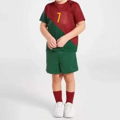 Children's Sports Breathable Set Clothing Two Piece Sweat-absorbing Lightweight Outdoor Grass Sports