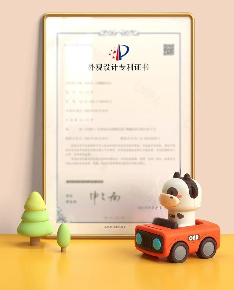 Children's Animal Toy Car Push-Along Vehicle Fun And Interactive Playtime Essential for Kids Intellectual Development Gift