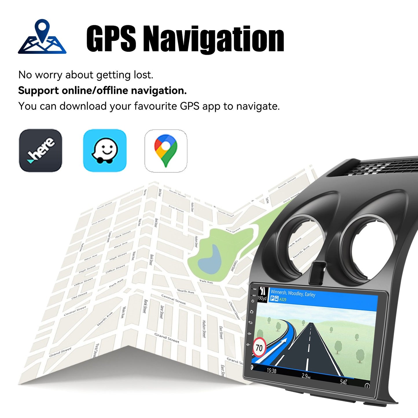 Rádio Automotivo Android 15 Para Nissan Qashqai Rogue 2008-2013 Multimídia Player GPS Navegação Carplay Android Auto 4G WIFI