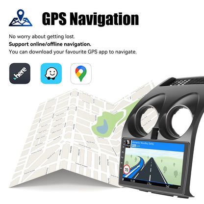 Rádio Automotivo Android 15 Para Nissan Qashqai Rogue 2008-2013 Multimídia Player GPS Navegação Carplay Android Auto 4G WIFI