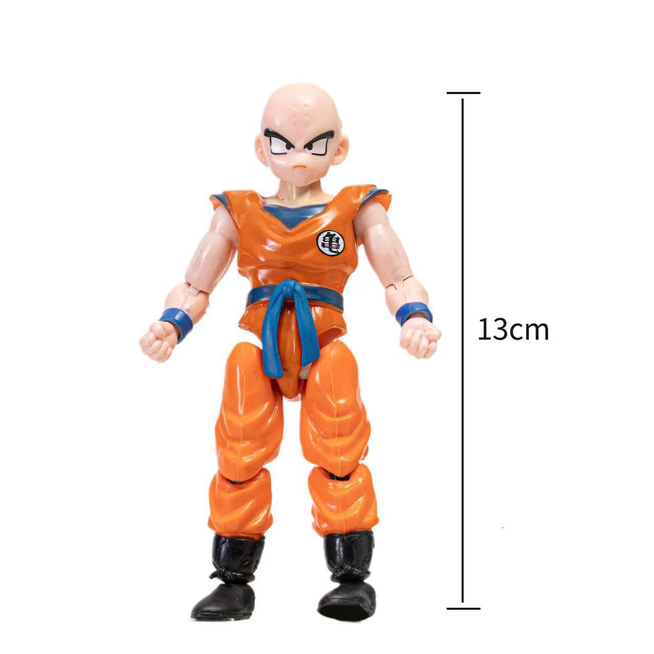 12-18CM Anime Dragon Ball Z Super Saiyan Son Goku Broly Vegeta Anime Action Figure Model Gifts Collectible Figurines for Kids