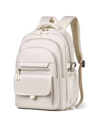 Mochila Multi-camadas Impermeável e Estilosa Oxford de Grande Capacidade Simples para Estudantes, Viajantes e Uso Diário
