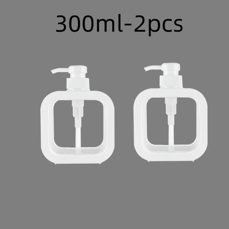 300/500ml Bathroom Soap Dispensers Refillable Lotion Shampoo Shower Gel Holder Portable Travel Dispenser Empty Bath Pump Bottle