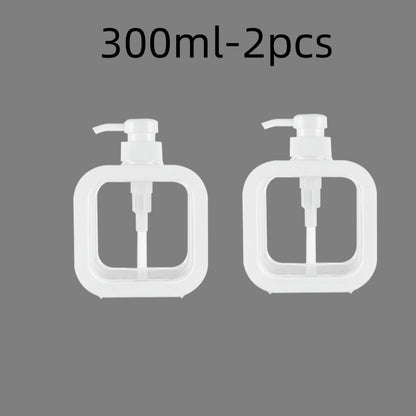 300/500ml Bathroom Soap Dispensers Refillable Lotion Shampoo Shower Gel Holder Portable Travel Dispenser Empty Bath Pump Bottle
