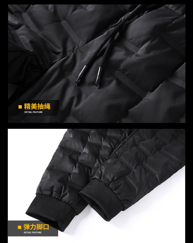 Calças Masculinas Plus Size L-8GG Patos Pena de Ganso Inverno À Prova de Vento Térmicas Calças Grossas de Inverno para Homens pantalones hombre PT-586