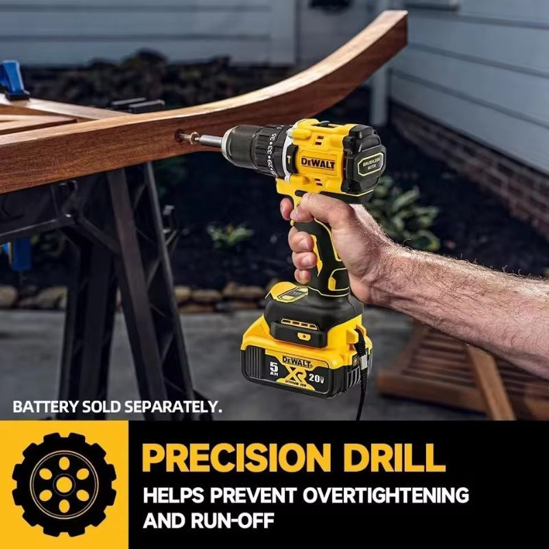 DEWALT DCD805 Parafusadeira Elétrica Compacta Sem Escova Furadeira de Impacto 20V Bateria de Lítio Recarregável carregador
