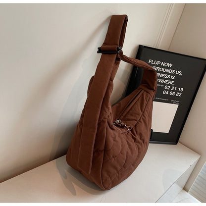 New Commuting Crossbody Bags for Women Fashion Texture and Simple Hobo Shoulder Bag Large Capacity Versatile Bags for Travel