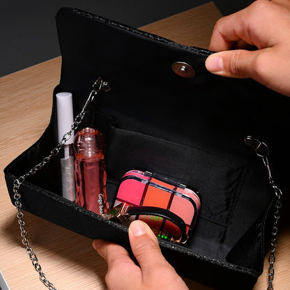 Luxury Stripes Designer One-shoulder bag Envelope Evening Clutch Bags hardware shoulder bag women wedding party gift bag