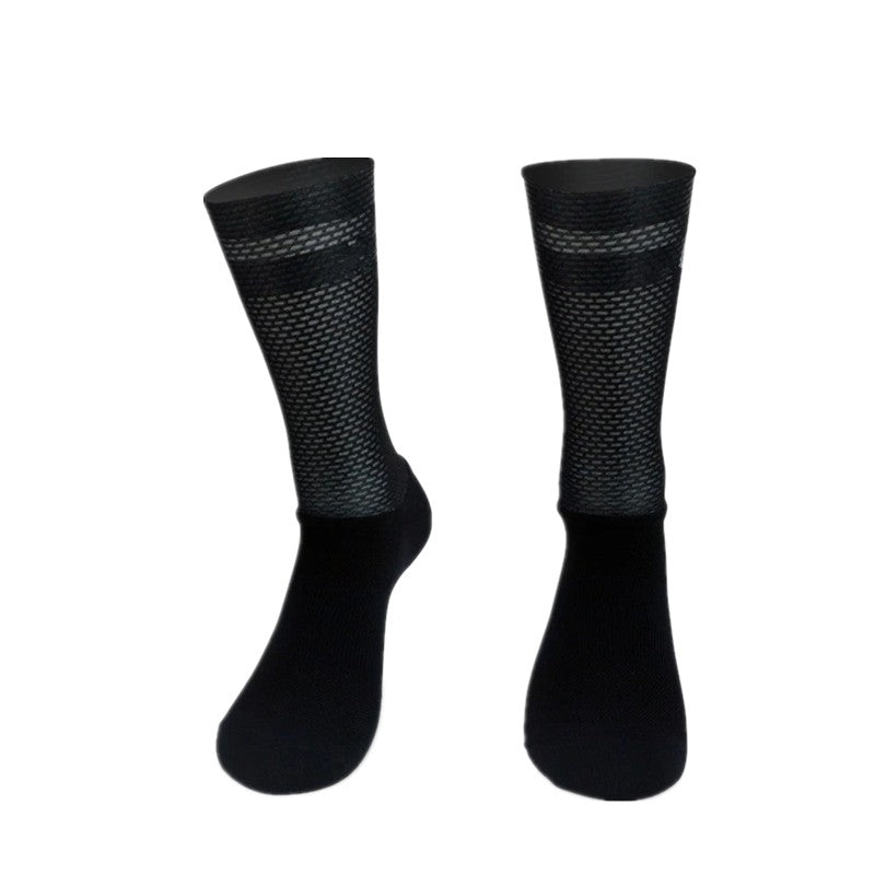 Aero New Team Pro Anti Socks Slip Silicone Cycling Socks Men Bicycle Sport Running Bike Socks Calcetines Ciclismo