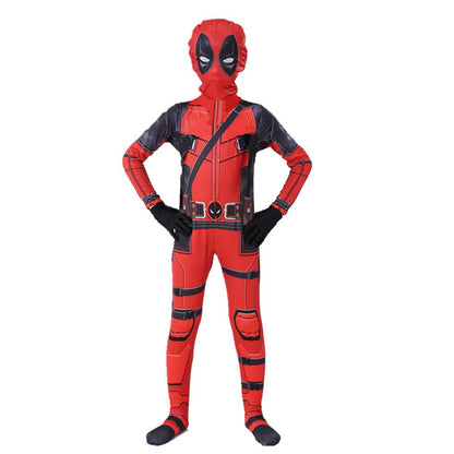 Deadpool Costume Halloween Cosplay Costume Deadpool Suit Jumpsuit deadpool Costume Carnival Festival Gift Sword Set
