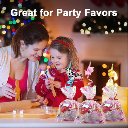 8pcs Reusable farm animal drinking straws party supplies chickens sheep horses cows pigs barns farms birthday party decorations