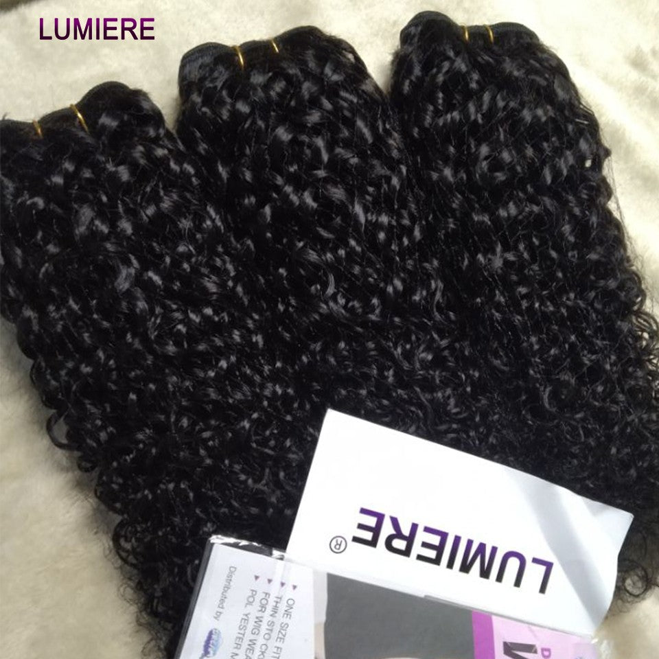 Cabelo Virgem Cru Barato de 30 Polegadas Birmanês Pixie Cacheado Ondulado (Bundle Deal) Cabelo Humano 100% Cru Cacheado Profundo 3/4 Pacotes de Extensão de Cabelo