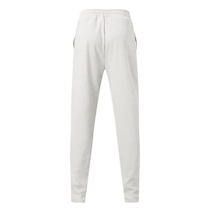 Calça Masculina Casual de Waffle de Cintura Média Calça Leve e Elegante Adequada para Todas as Estações