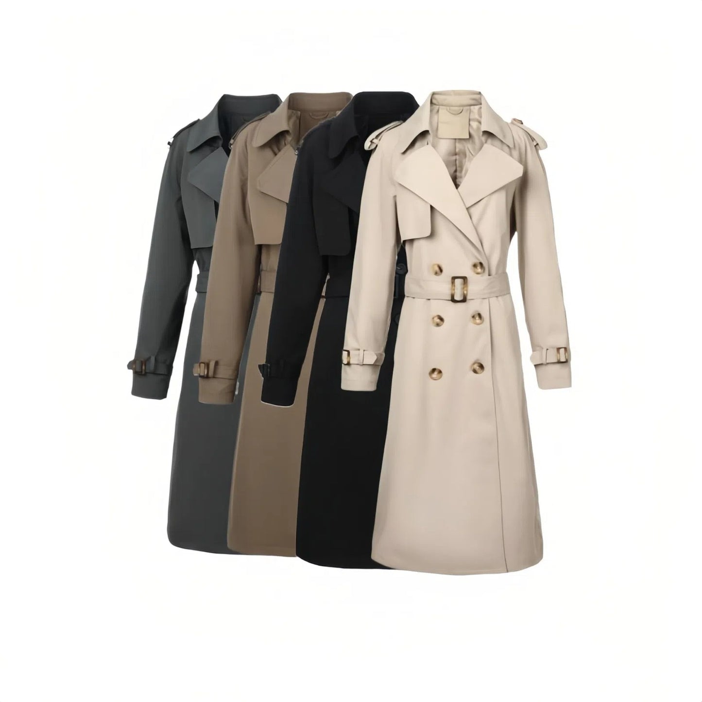 ? Biker Style Pu Leather Jacket for Women - Vegan Faux Motorcycle Jacket with Zipper & Buttons (Black/White/Red/Green)