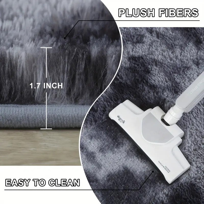 Cute Fluffy Rug - Ultra-Grip Non-Slip Backing, Effortlessly Easy to Clean - Perfect for Living Room, Kitchen, Bedroom, Bathroom,